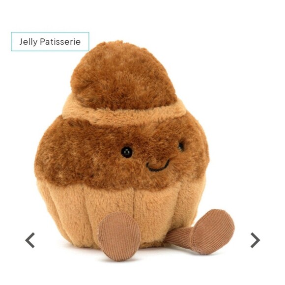 NWT Jellycat Amuseables "Brigitte Brioche"- Paris Patisserie Exclusive - Picture 1 of 4